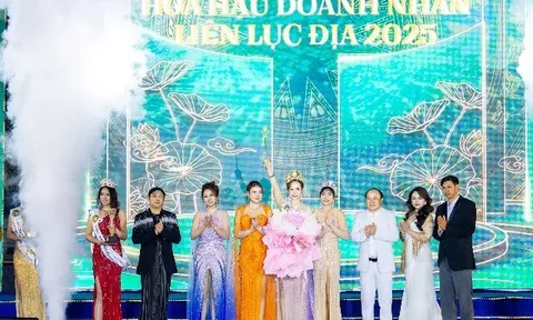 Tỏa sáng tại Quảng trường Đại Đoàn Kết, thí sinh Nguyễn Thị Tâm trở thành Tân Hoa hậu Doanh nhân Liên Lục Địa