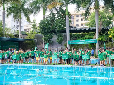 Nestlé MILO đồng hành cùng Giải Bơi cứu đuối thanh thiếu nhi, học sinh toàn quốc “Đường đua xanh” 2023