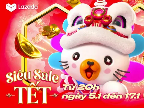 Hàng loạt ưu đãi hấp dẫn tại Lễ hội mua sắm Tết 2025 trên Lazada