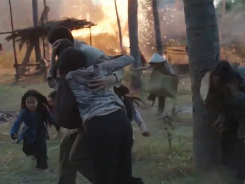 Lần đầu thực hiện cảnh quay chiến tranh, Lý Hải chinh phục khán giả với phân đoạn nổ bom rừng dừa nghẹt thở, chân thực, xúc động