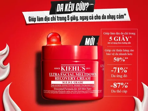 Kiehl’s ra mắt Ultra Facial Meltdown Recovery Cream: Giải pháp “cấp cứu” tức thì và phục hồi chuyên sâu cho làn da đang quá tải